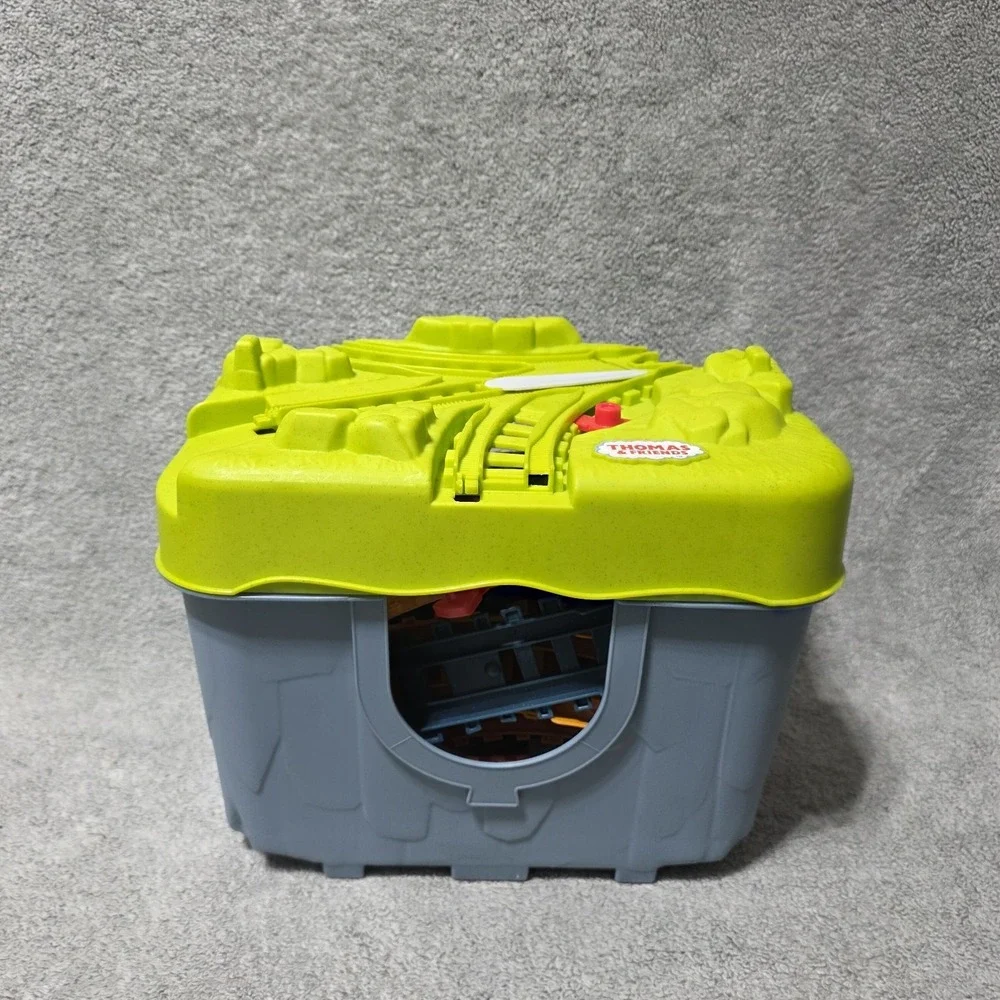 Thomas & Friends Toy Train Set Percy's Connect & Build Track Bucket Incomplete